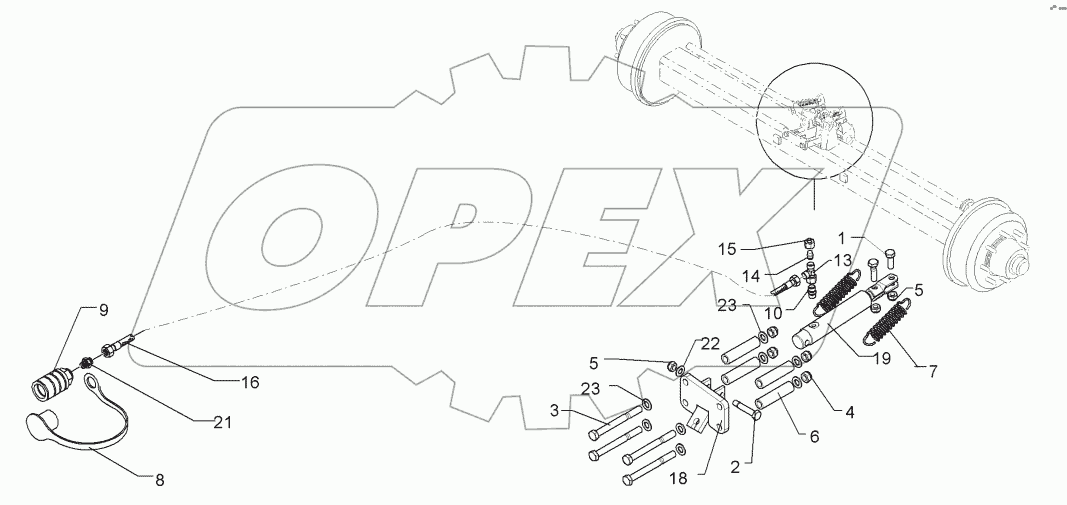 67510306 HY-brake assembly