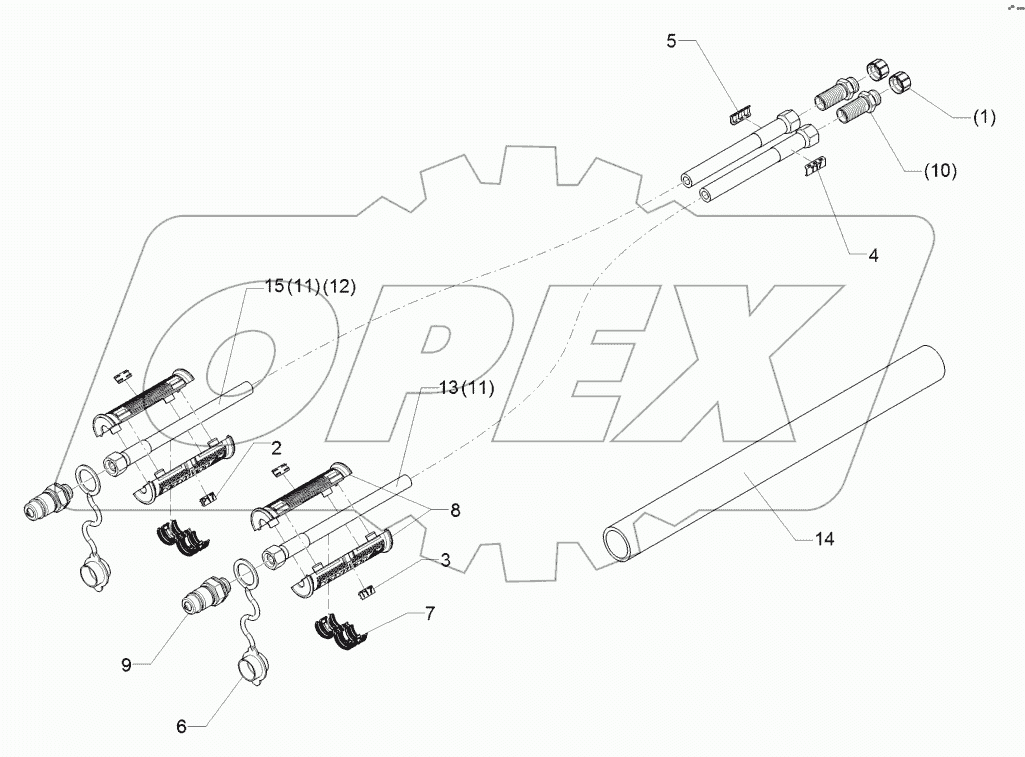 67510685 HY-pipe assembly