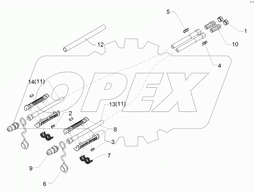 67510687 HY-pipe assembly