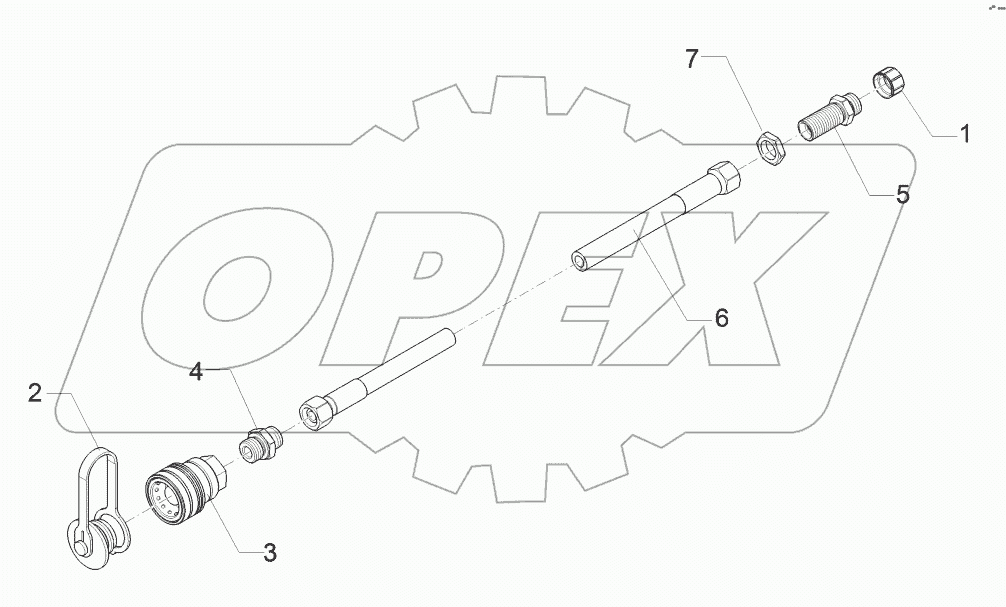 67510690 Hydraulic Supply Pipes