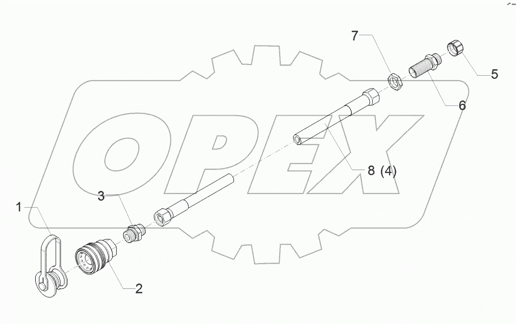 67510691 Hydraulic Supply Pipes