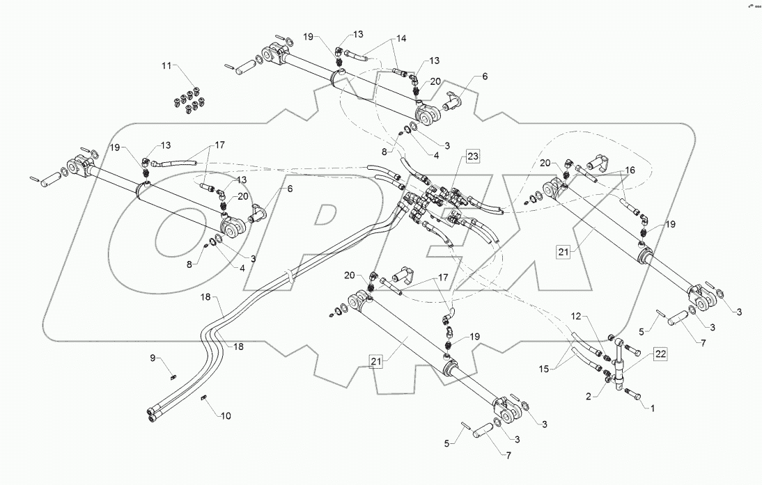 67510740 Hydraulic assembly