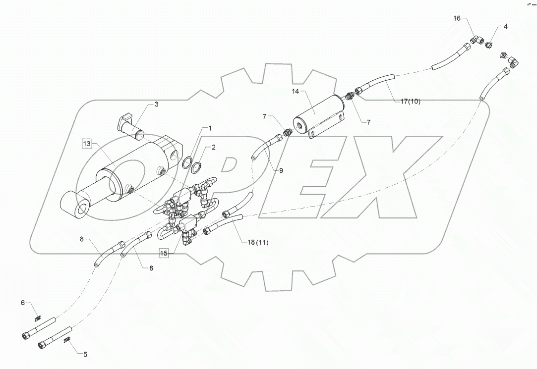 67510745 HY-assembly pole