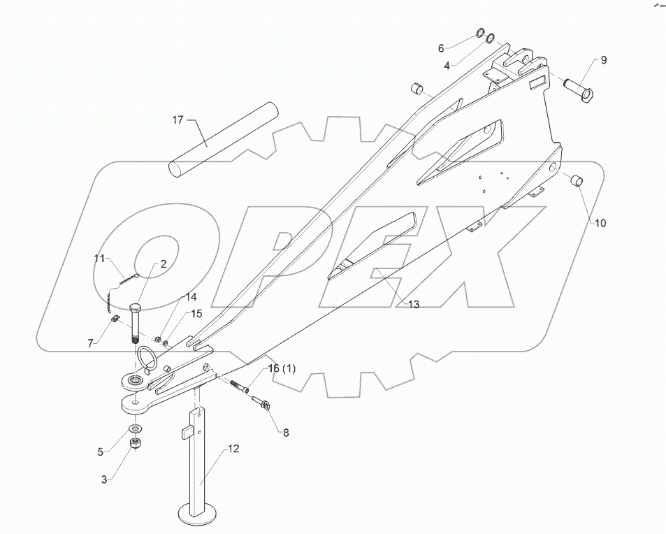 64010085 Drawbar