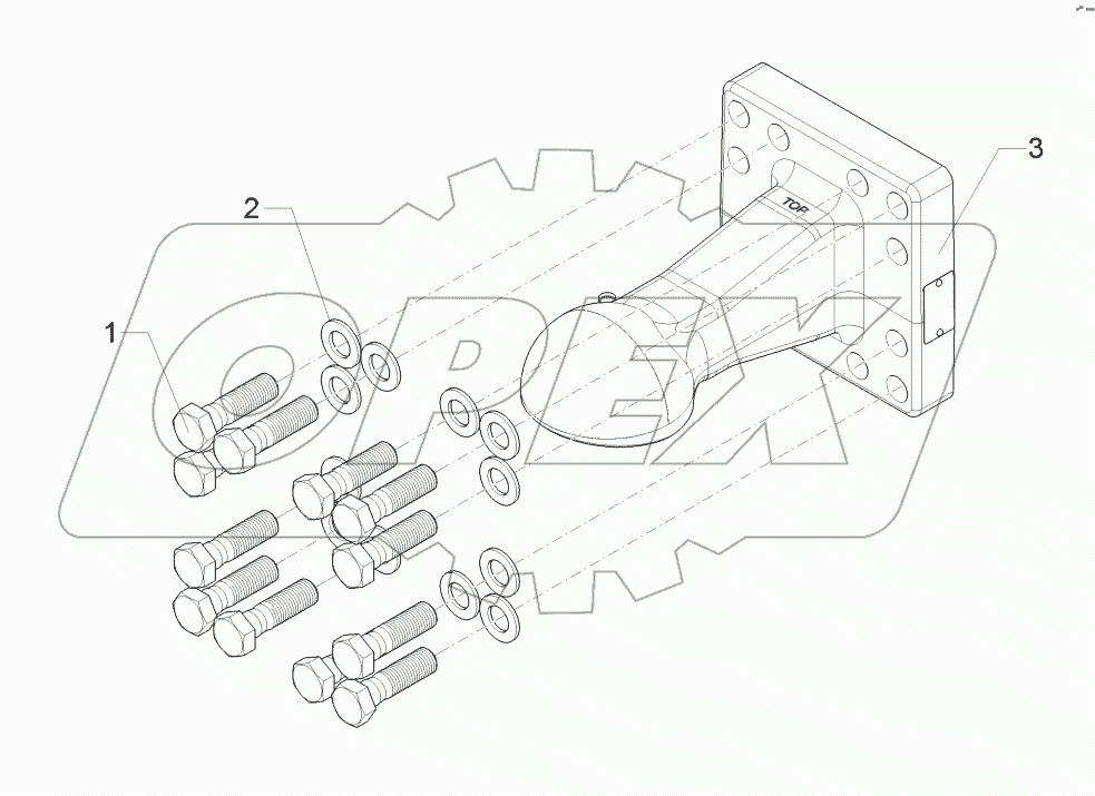 64010094 Ball-shaped coupling