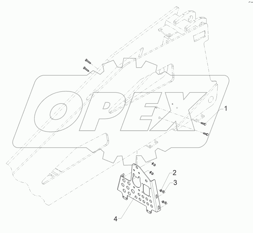 67510692 Connecting plate
