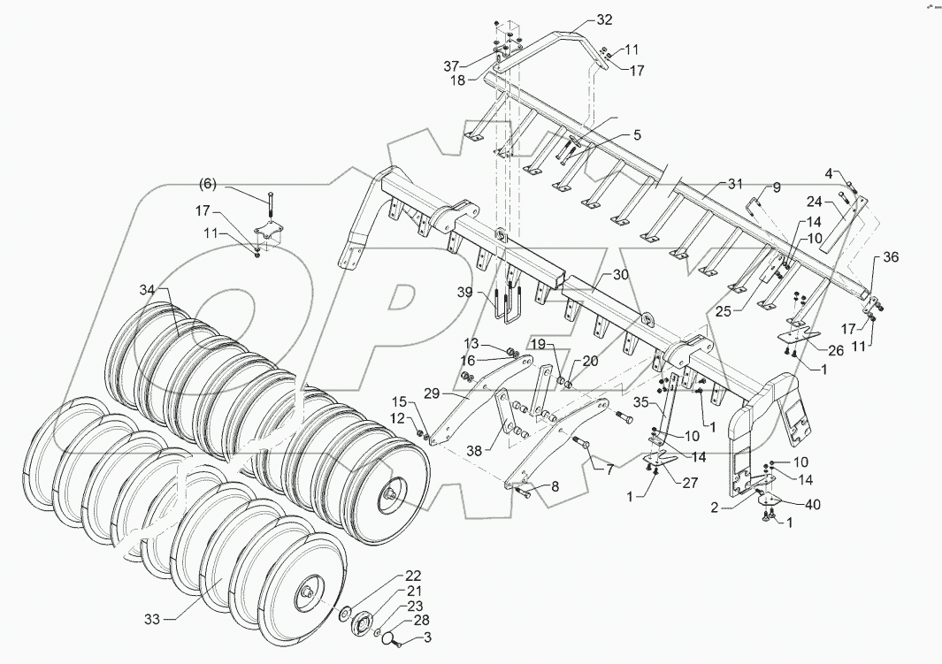 6227562 Packer profile roller