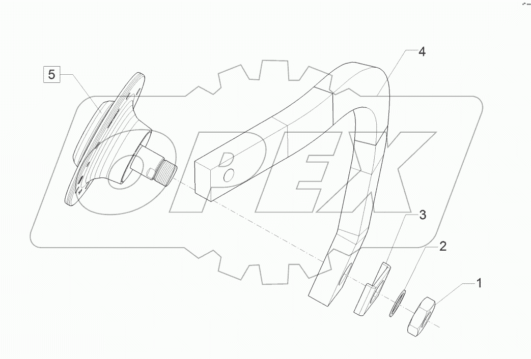 61210216 Stalk with bearing