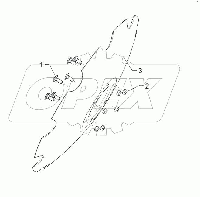 65710048 Concave disc
