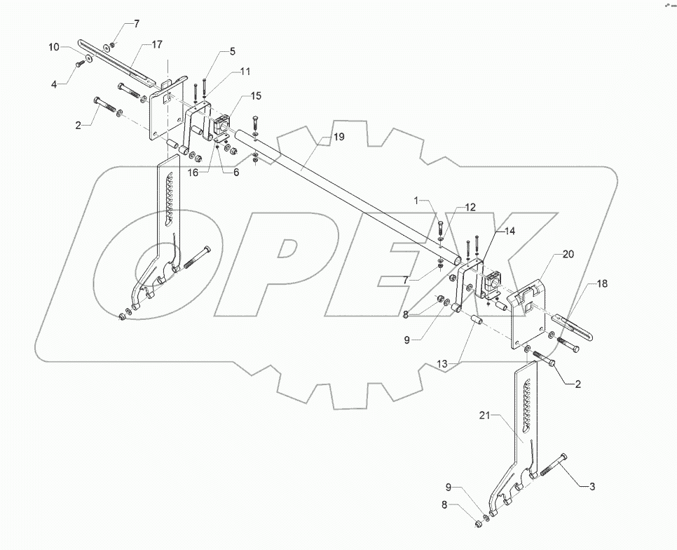 62210269 Harrow adjustment