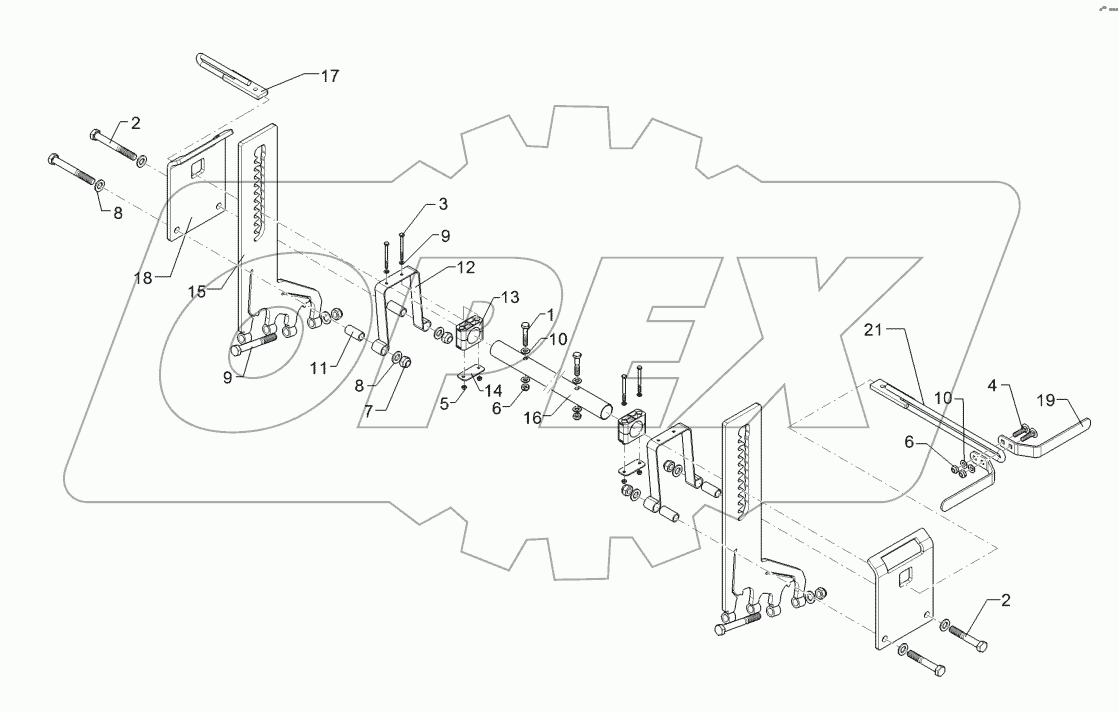 62210459 Harrow adjustment
