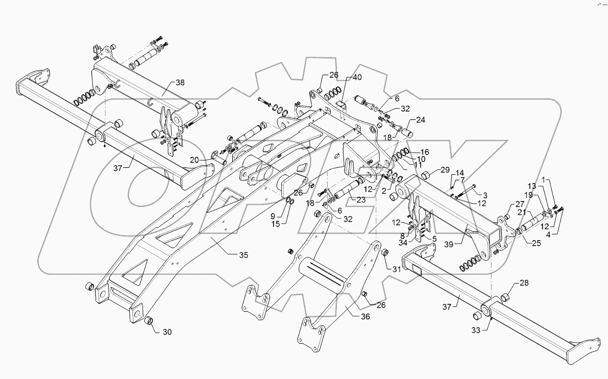 61210237 Outrigger/trailer