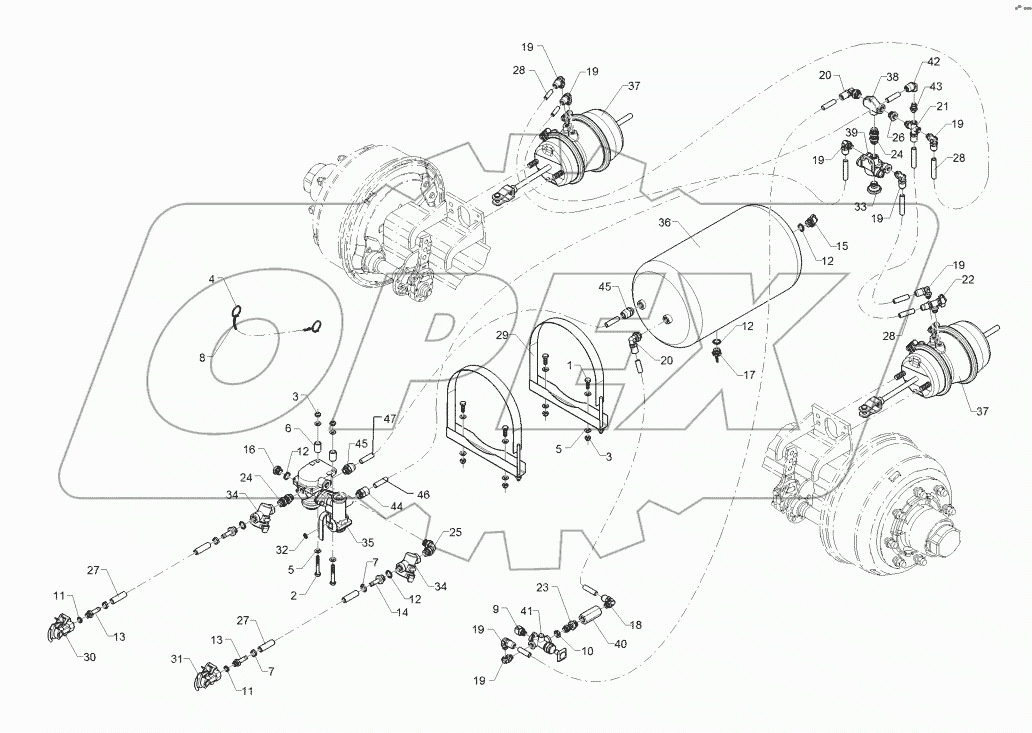 67710060 Compressed-air brake