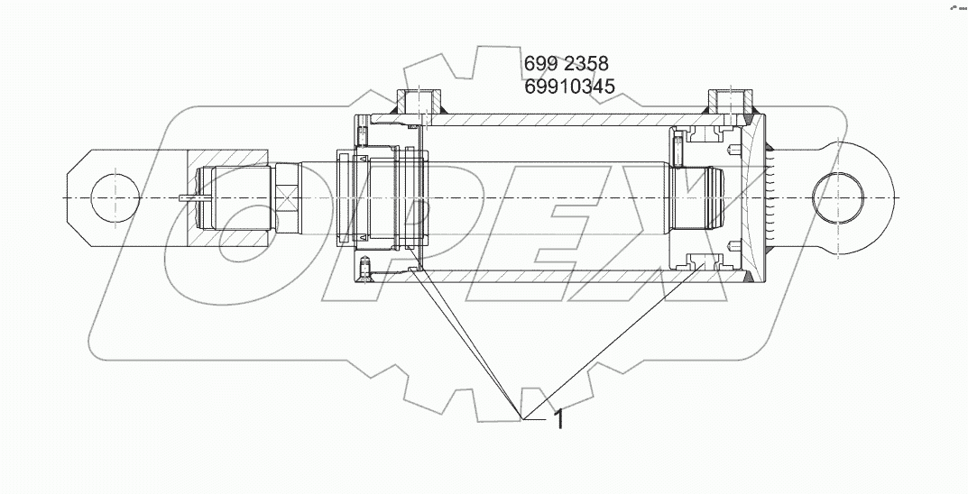 5752263 Hydraulic ram
