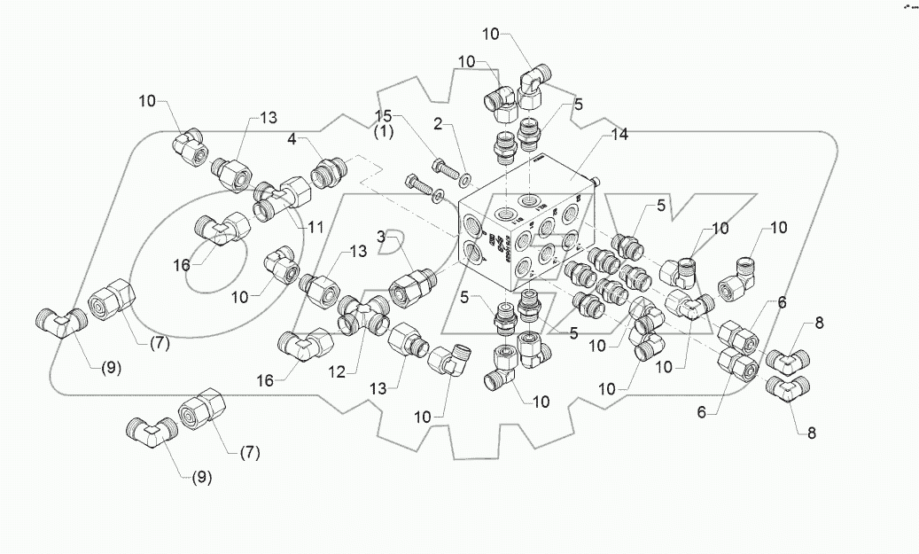 57510513 Hydraulic assembly