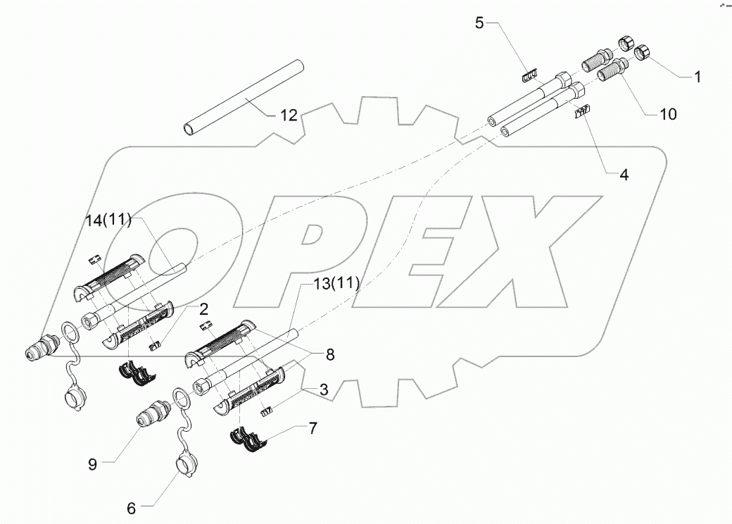 67510683 HY-pipe assembly