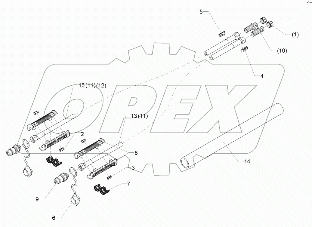 67510685 HY-pipe assembly