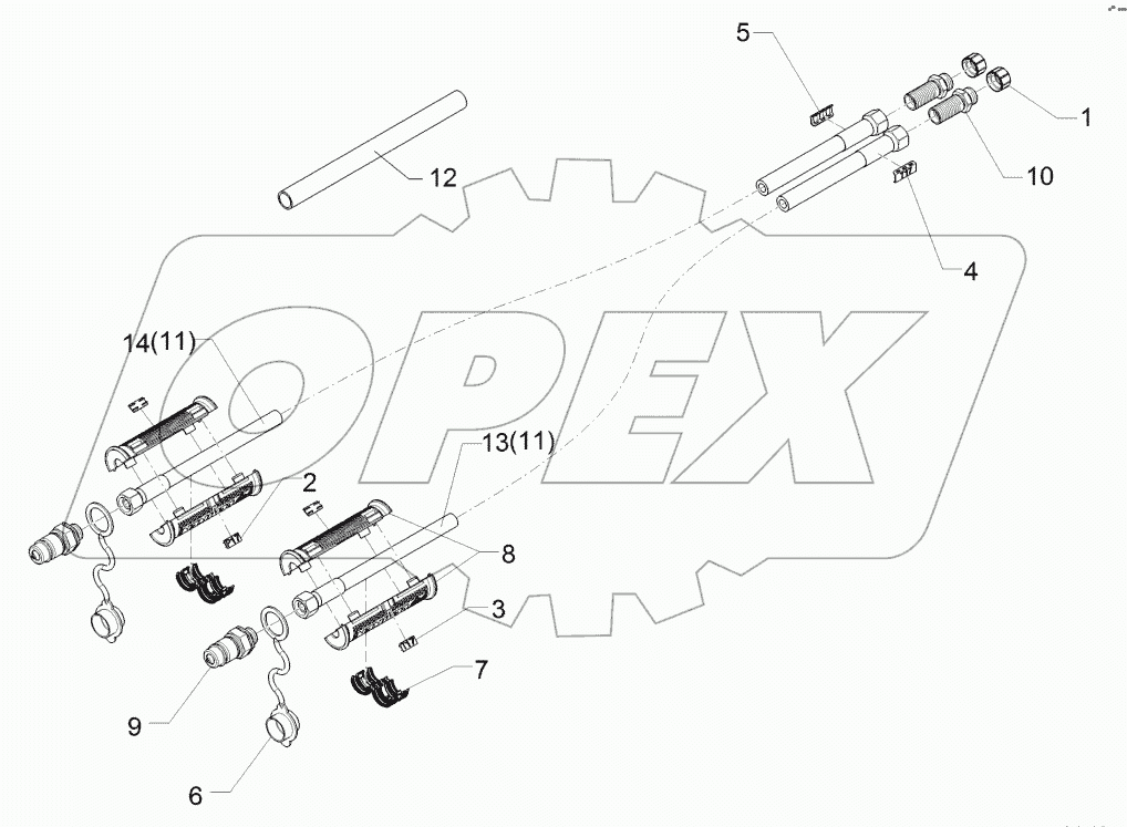 67510687 HY-pipe assembly