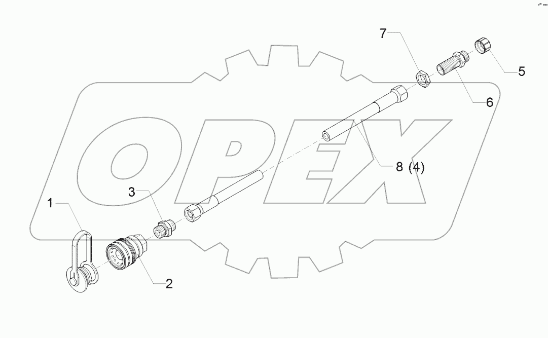 67510691 Hydraulic Supply Pipes
