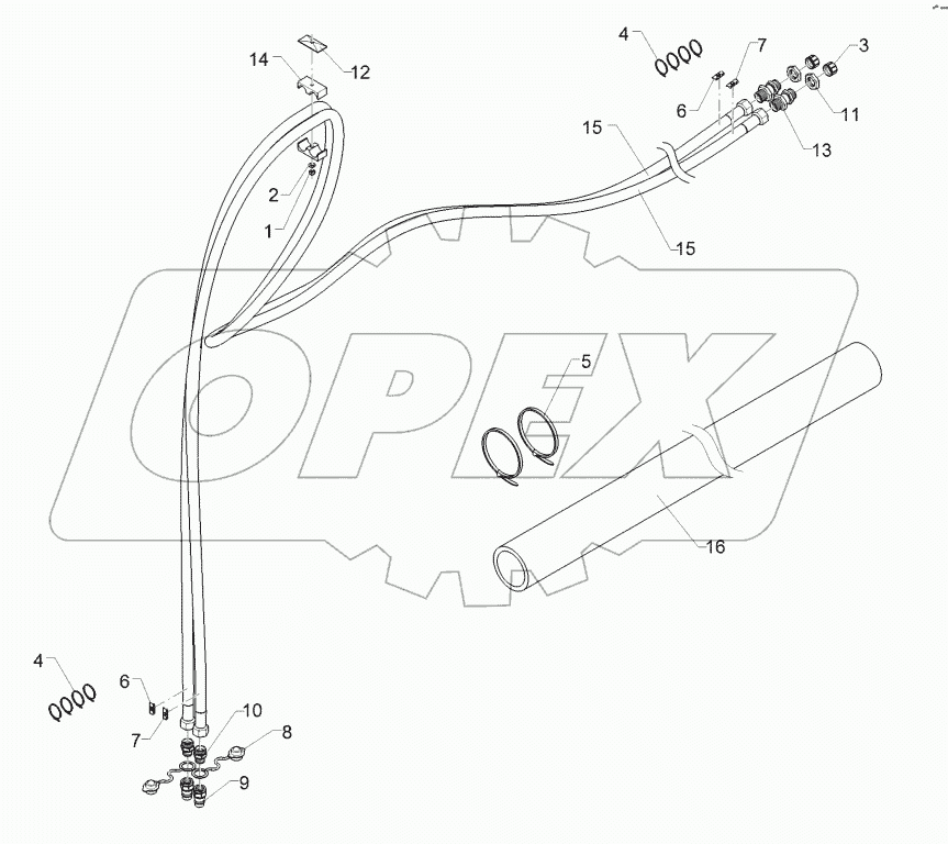 67510945 HY supply pipe trailer