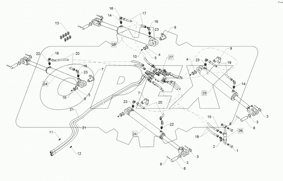 67510960 Hydraulic assembly
