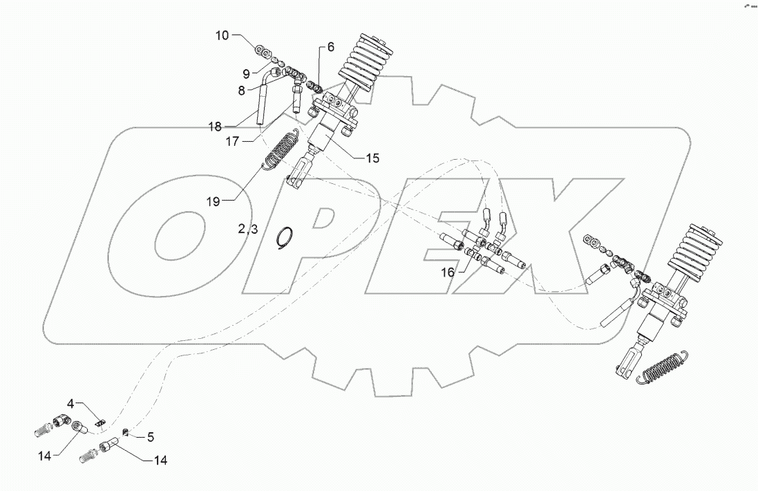 67511097 Hydraulic braking assembly