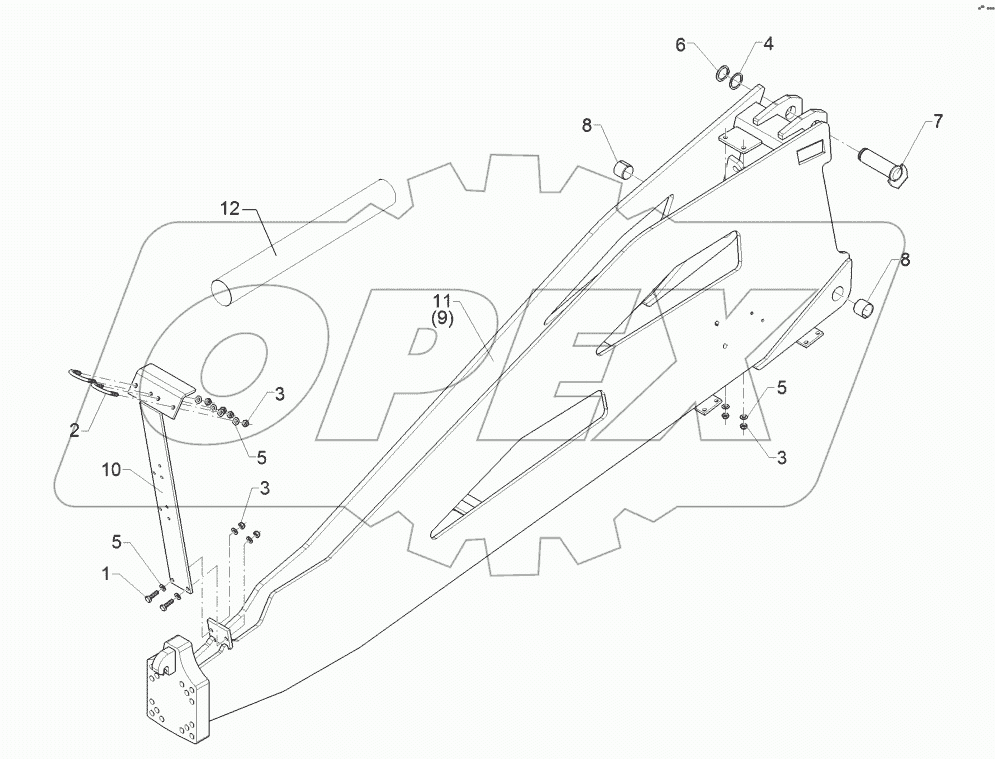 64010069 Drawbar