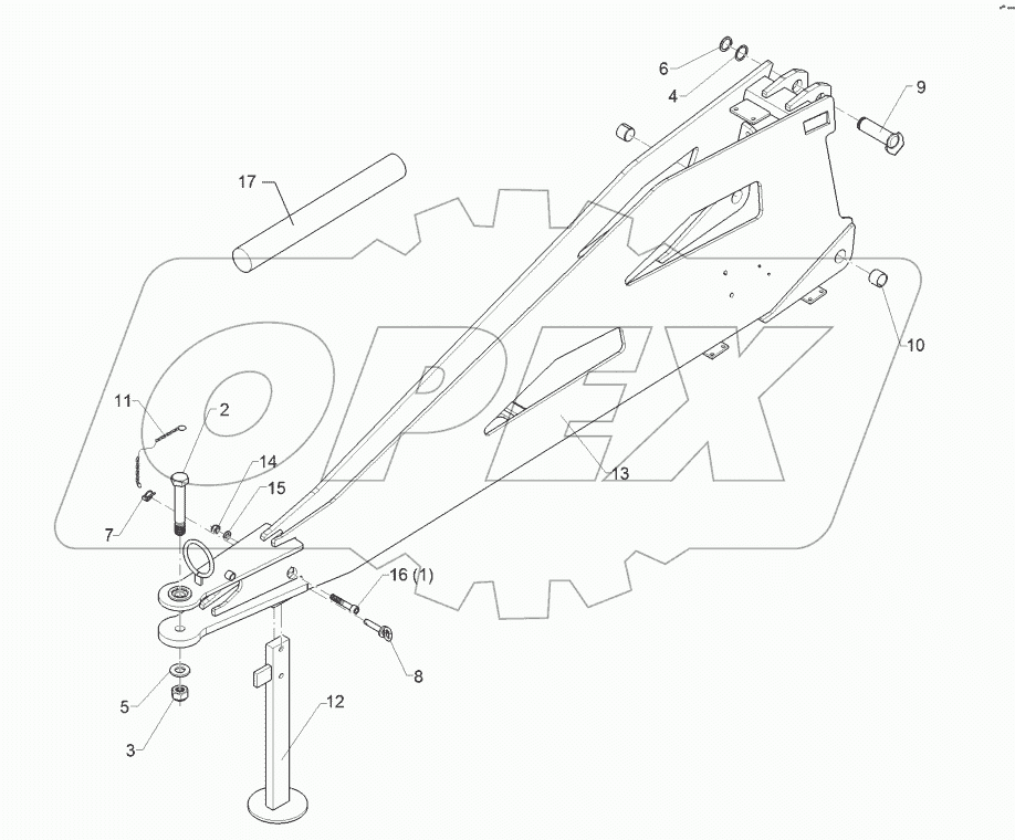 64010085 Drawbar