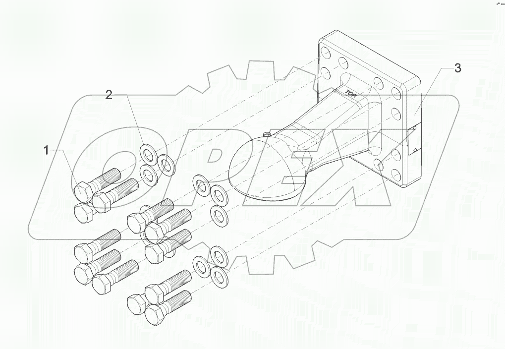 64010094 Ball-shaped coupling