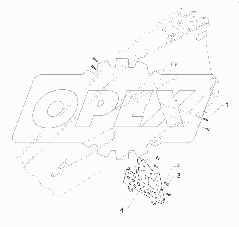 67510692 Connecting plate