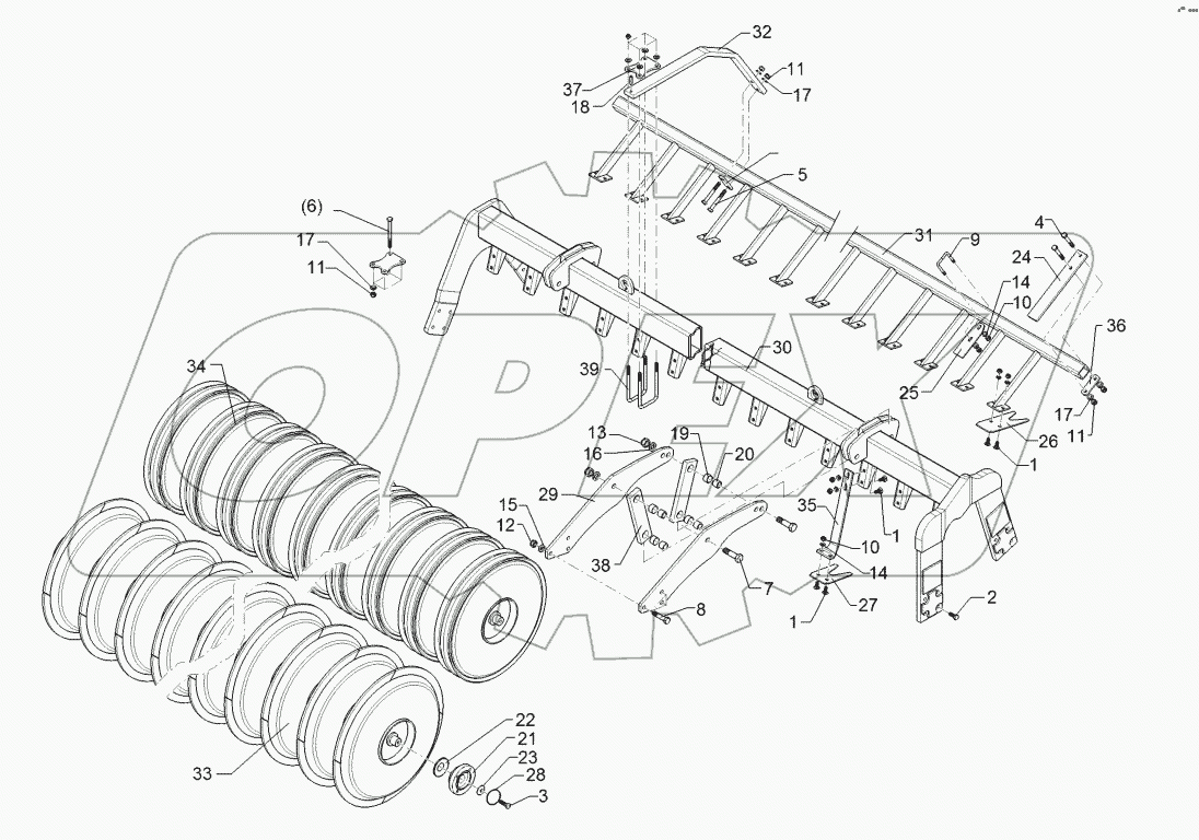 6227568 Packer profile roller