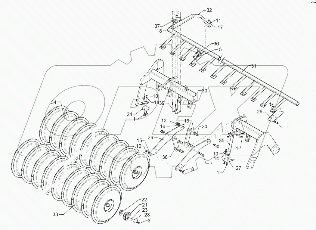 6227595 Packer double roller