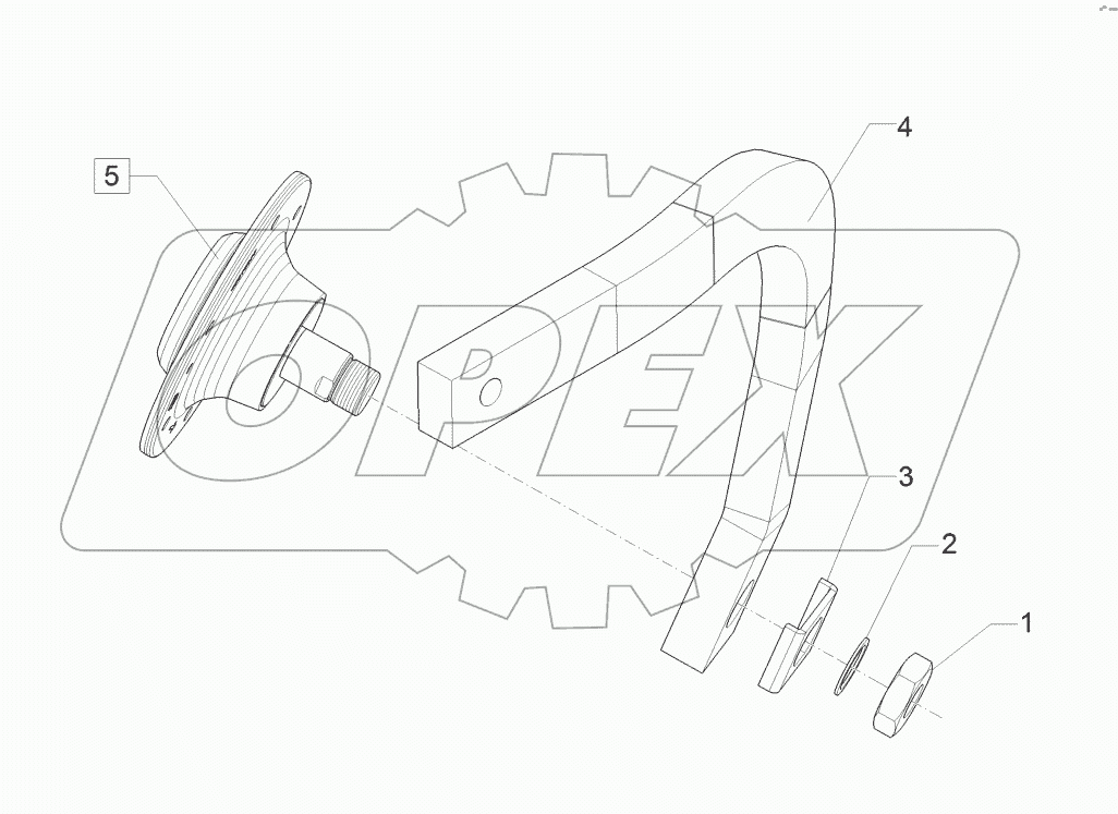 61210216 Stalk with bearing