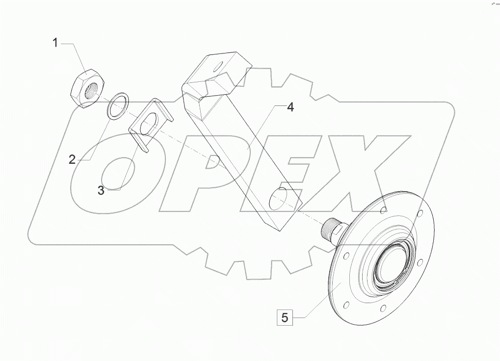 61210218 Stalk with bearing