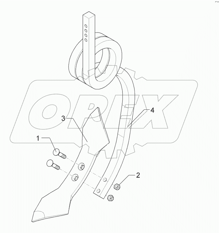 55710002 Spiral tine