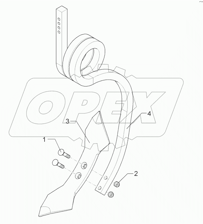 55710003 Spiral tine