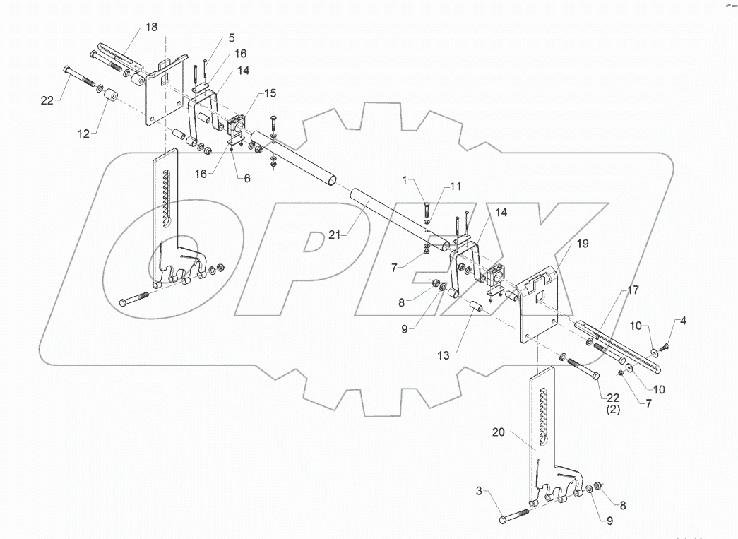 62210324 Harrow adjustment