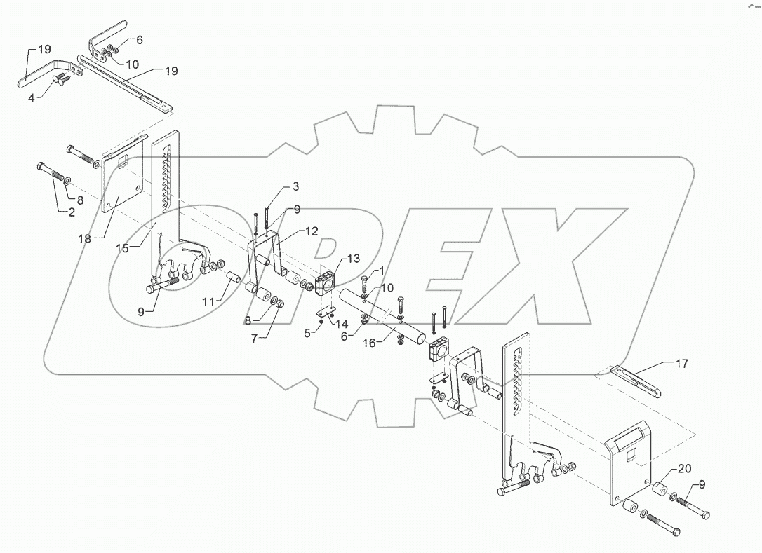 62210462 Harrow adjustment