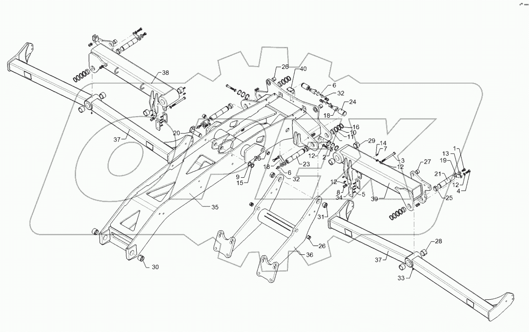 61210238 Outrigger/trailer