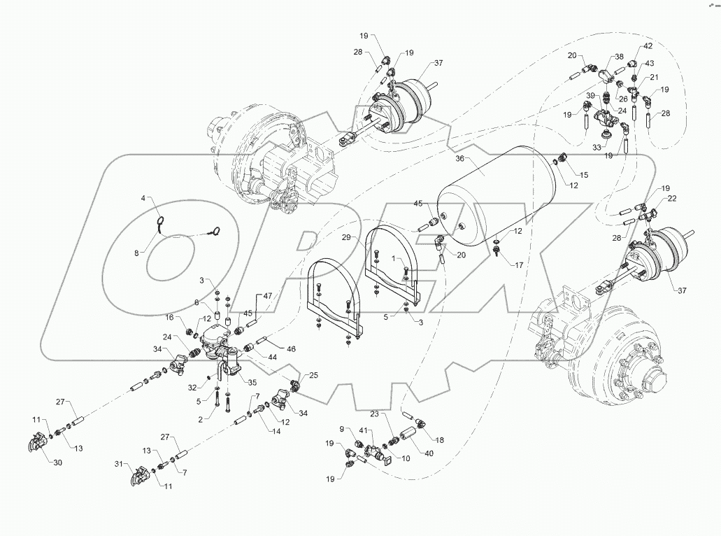 67710060 Compressed-air brake