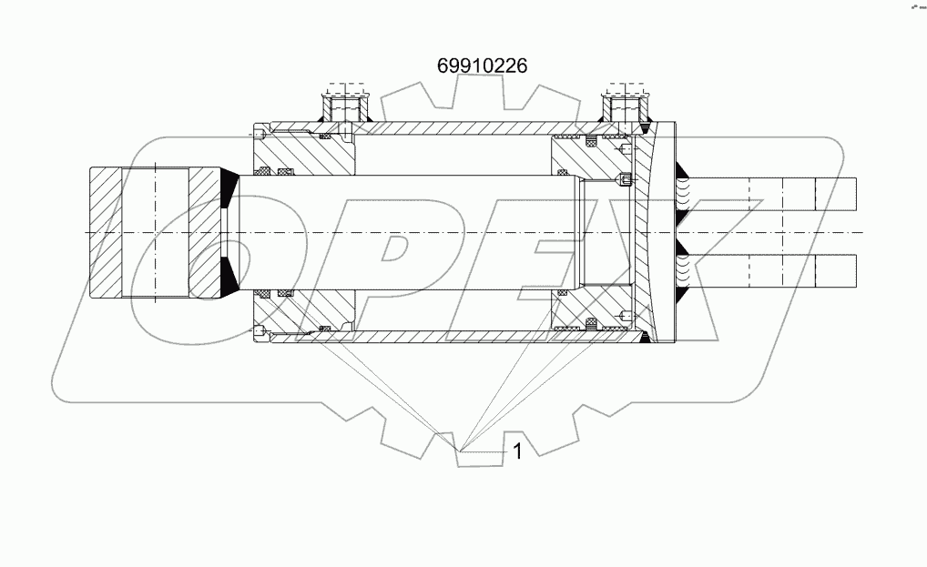 57510289 Hydraulic ram