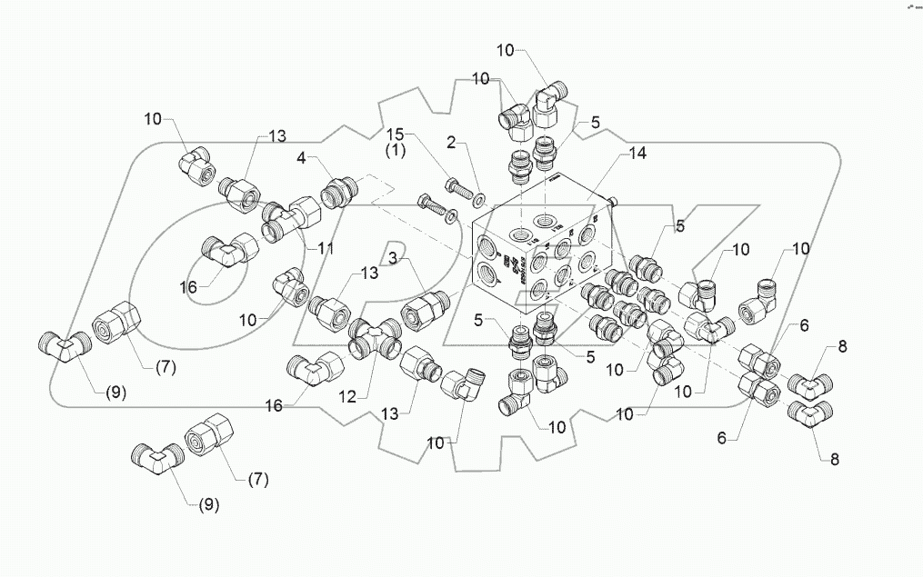 57510513 Hydraulic assembly