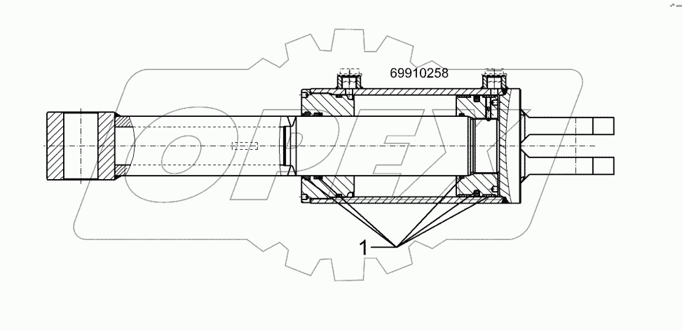 57510544 Hydraulic ram