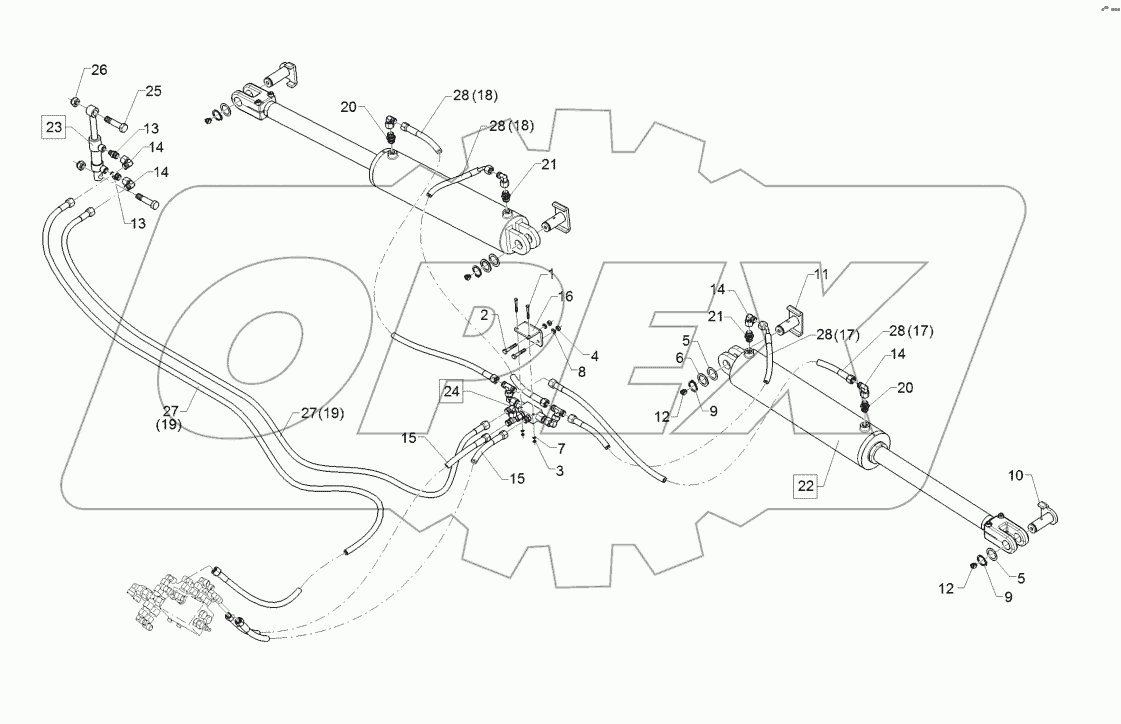 67510653 Hydraulic assembly