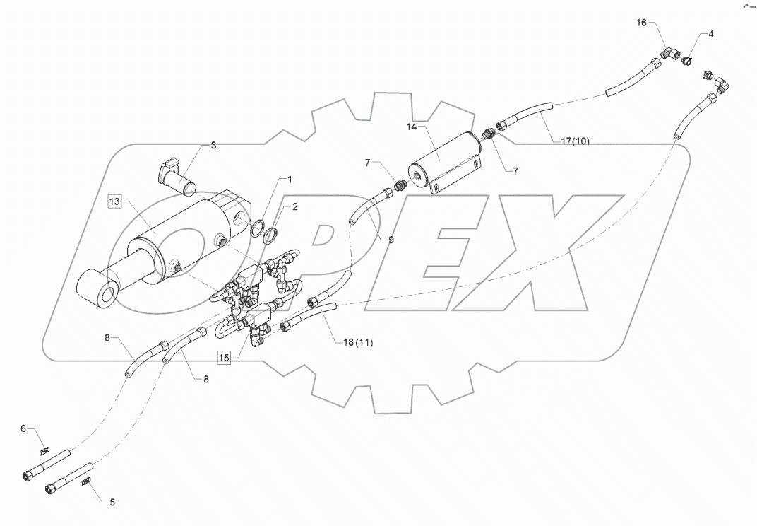 67510667 HY-assembly pole