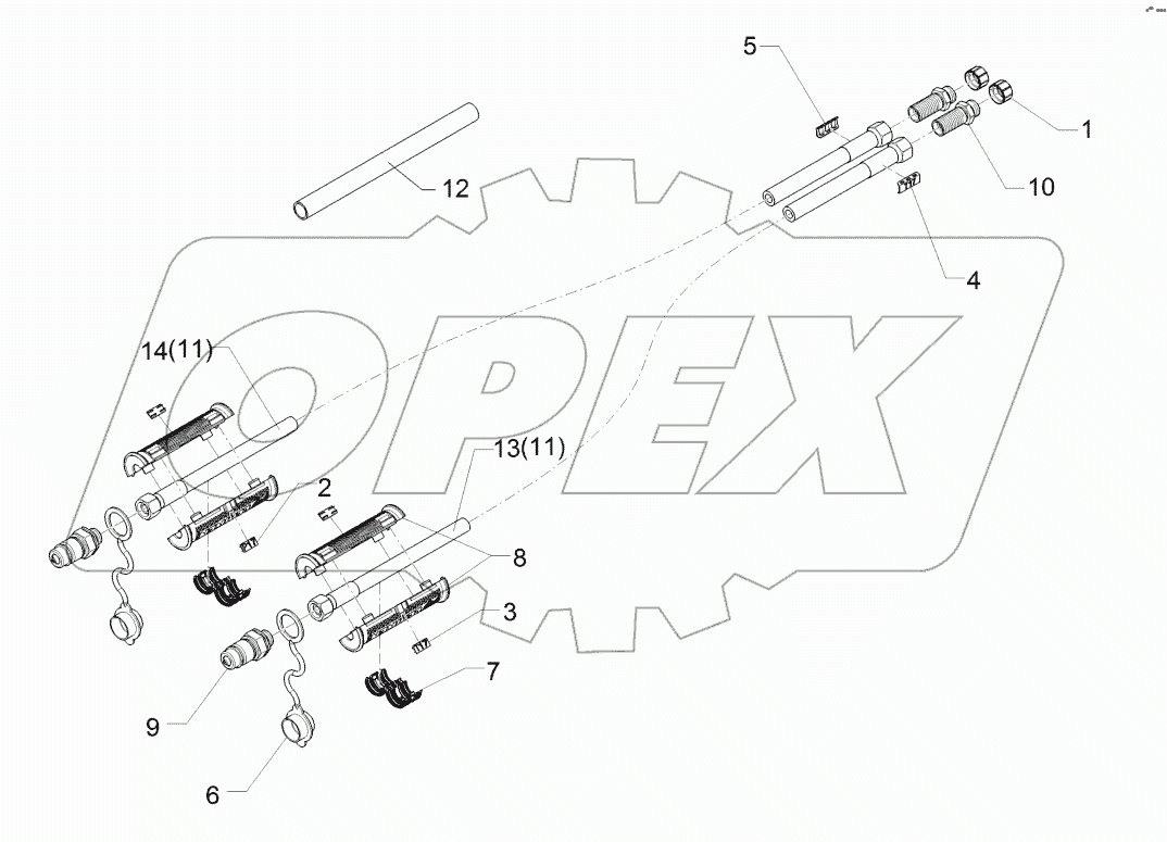 67510683 HY-pipe assembly
