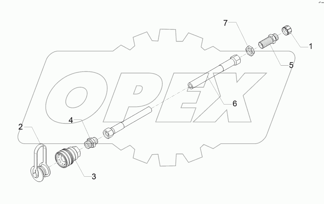 67510690 Hydraulic Supply Pipes