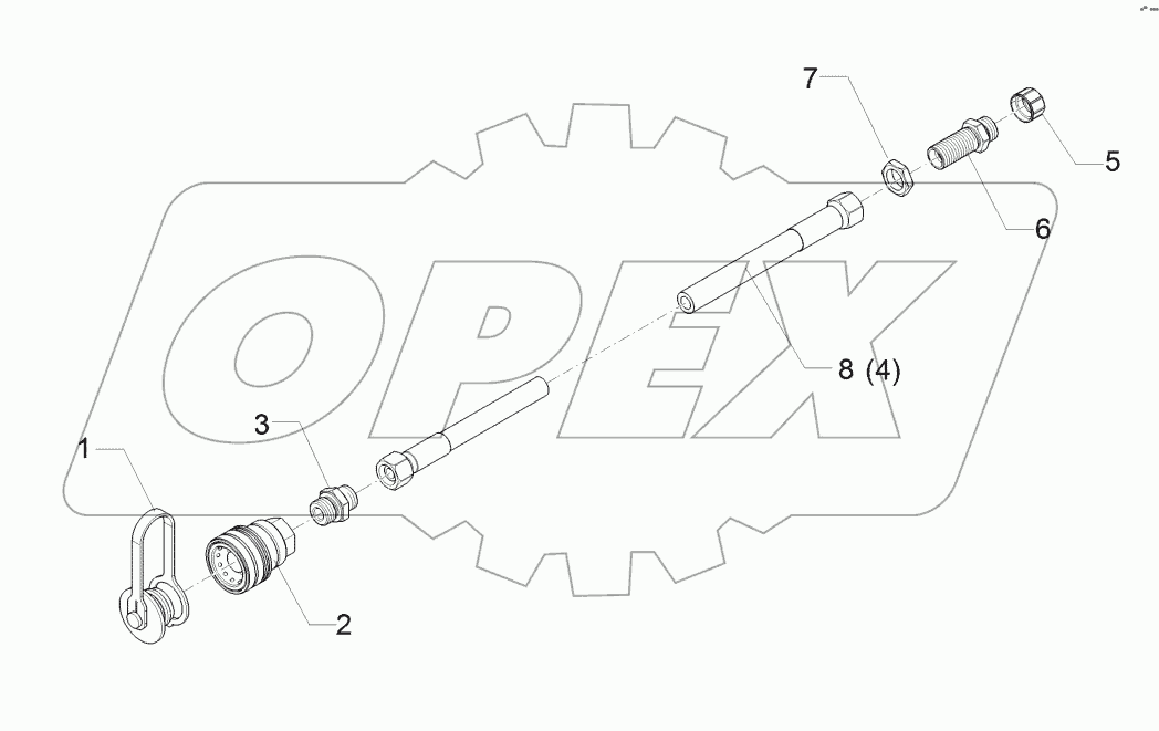 67510691 Hydraulic Supply Pipes