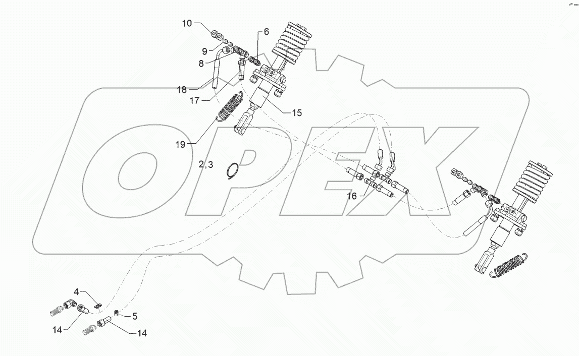 67511097 Hydraulic braking assembly