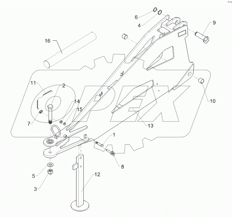 64010083 Drawbar